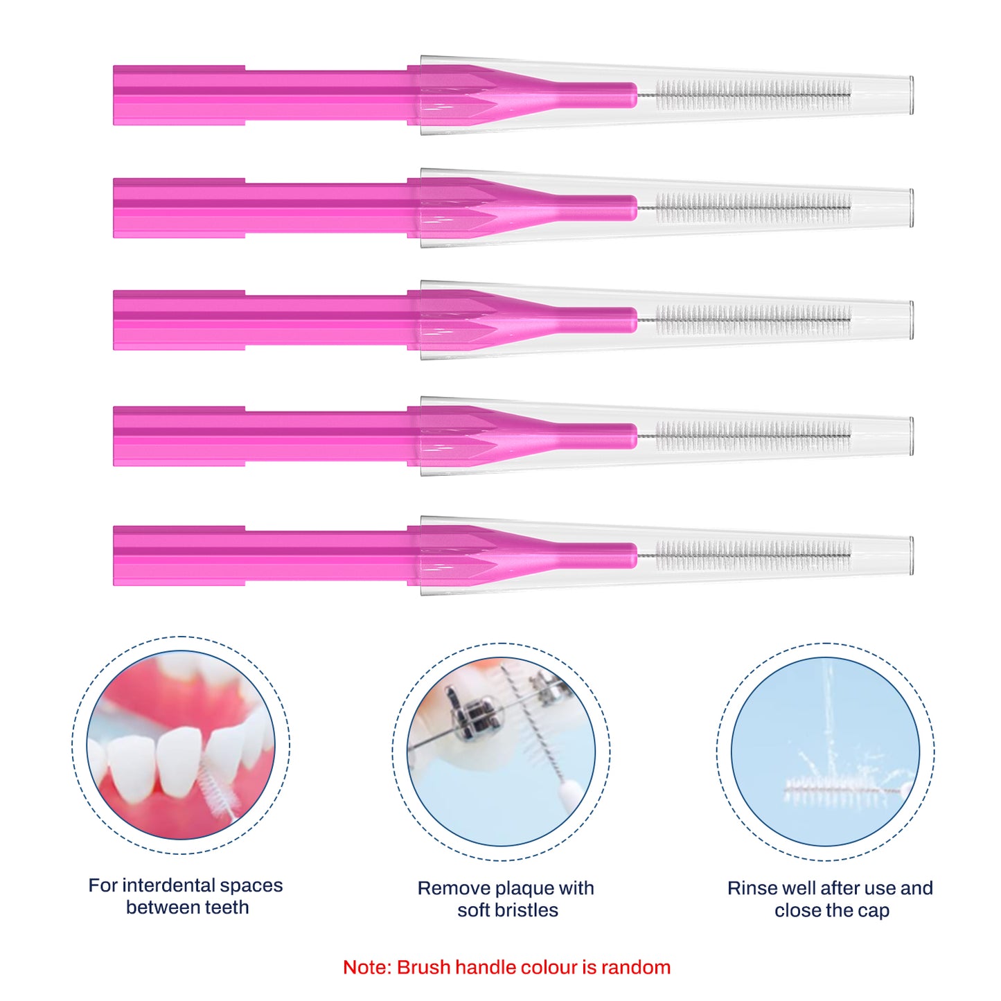 16 Pack Electric Toothbrush Replacement Heads Compatible with Oral B Braun Electric Toothbrush, with 5 Interdental Brushes,4 Types Brush Heads