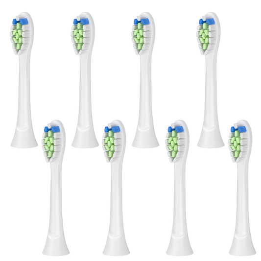 Electric Toothbrush Replacement Heads Compatible with Diamond Clean W2,8 Pack Brush Heads